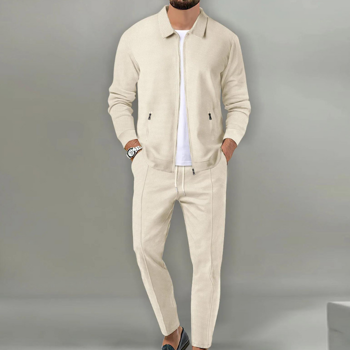Daan | Ensemble Premium avec gilet polo et pantalon chino assorti pour un look élégant