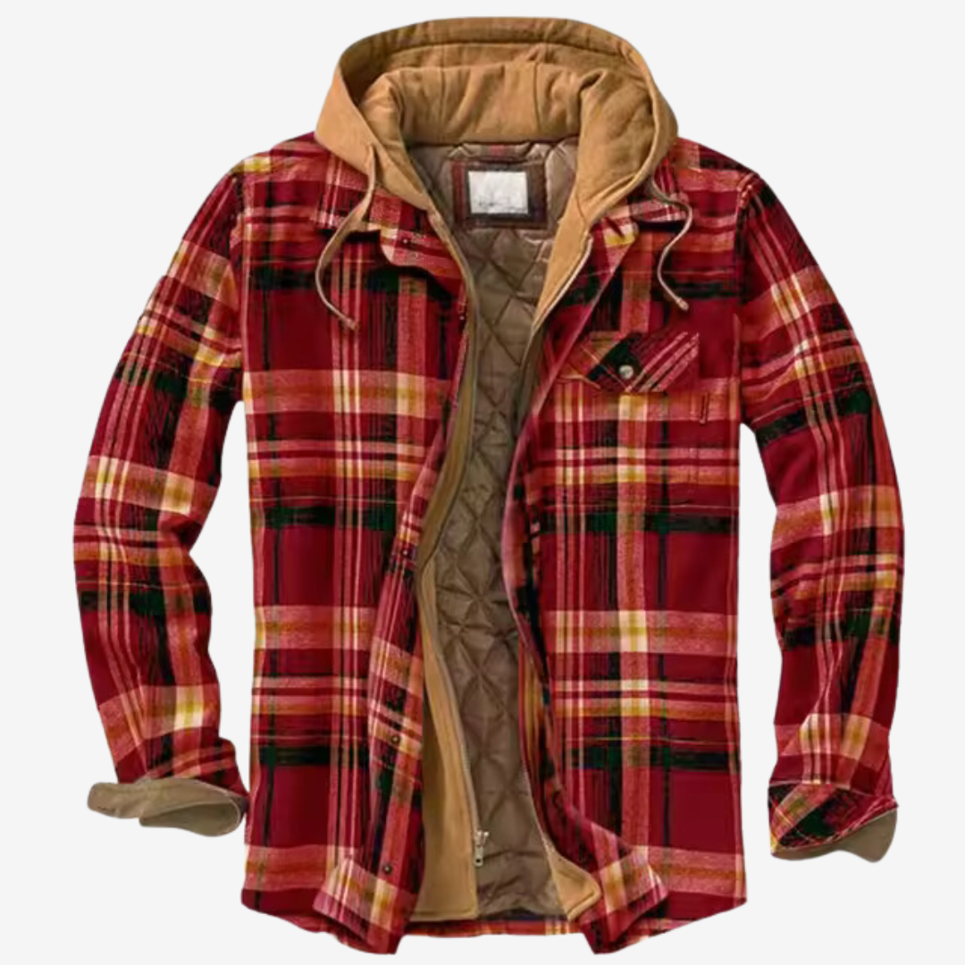 Cyprien™ Veste en flanelle élégante