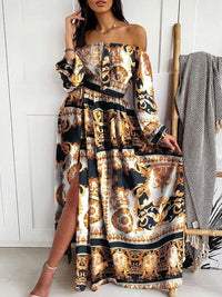 Rebecca - Robe d'été à épaules découvertes pour un look rafraîchissant