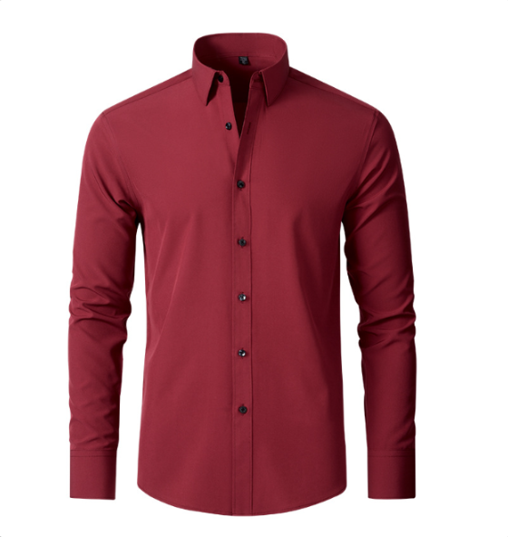 Camisa Hombre Antienguillezable de Tira y Estira - Transpirable y Cómoda