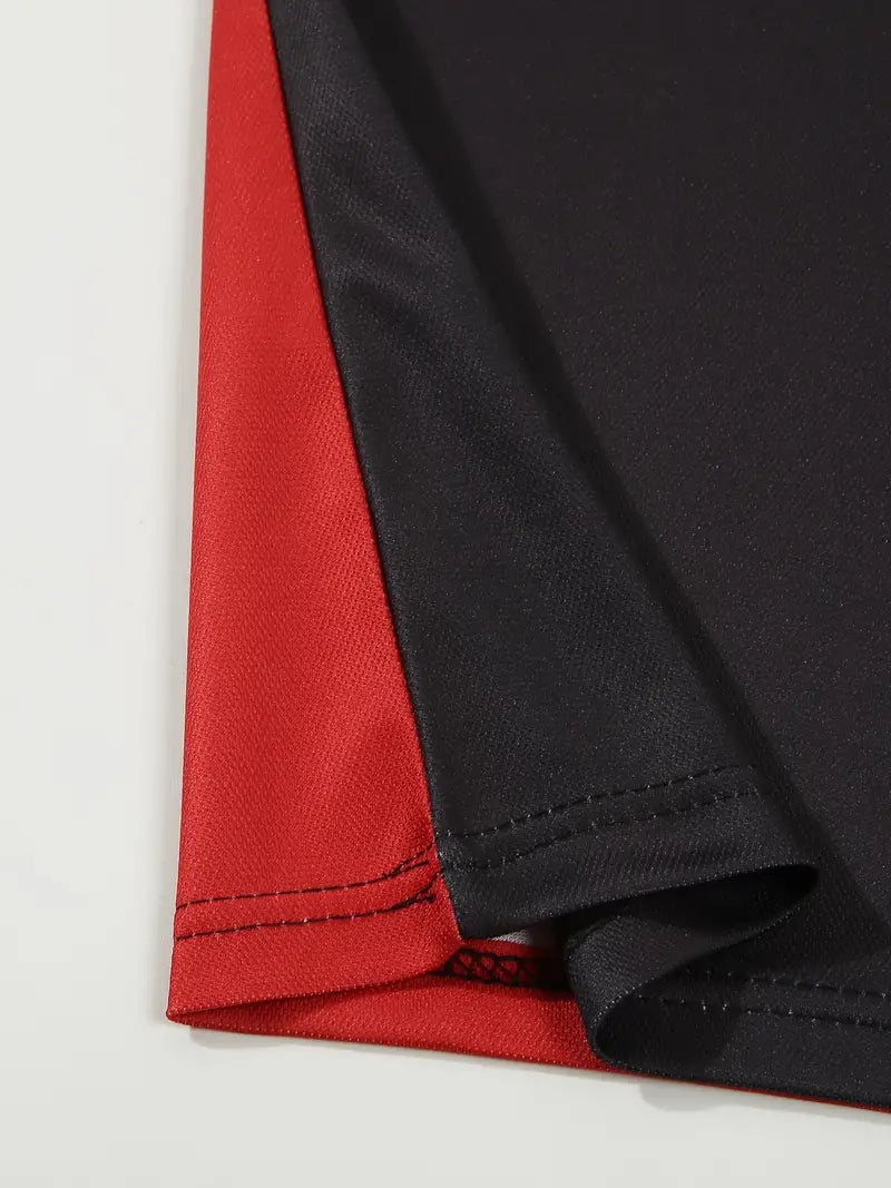 Camisa Polo Masculina - Ajuste Slim - Design Listrado - Manga Curta para Uso Casual
