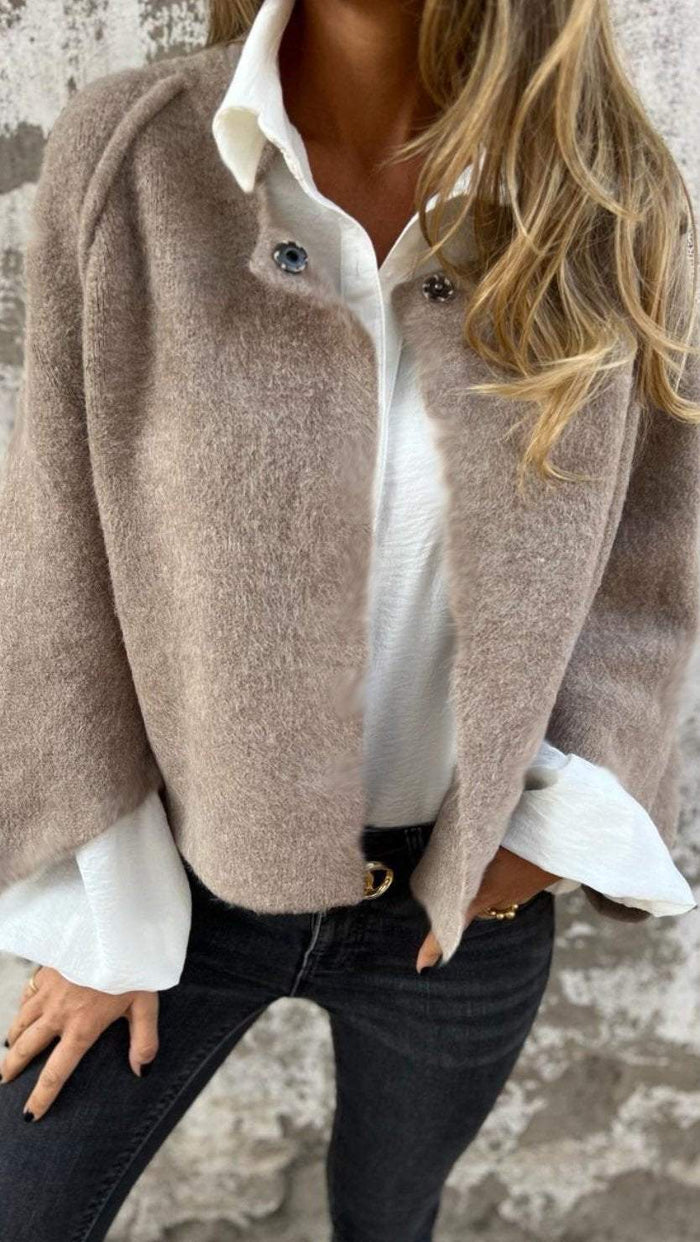 Léa™️ Beau manteau de laine pour dames