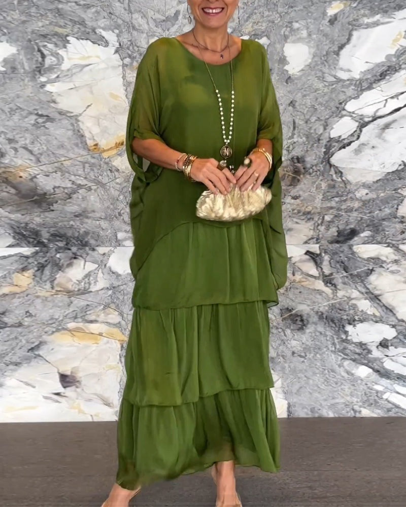 Robe longue élégante et ample - Ayla pour un look élégant et confortable