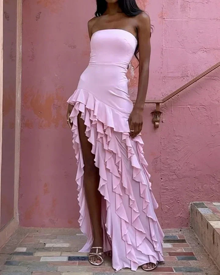 Robe d'été à manches longues pour femmes - Mode décontractée et légère pour un été rafraîchissant