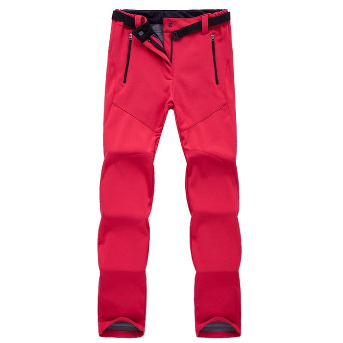 Pantalon de sport Softshell pour femmes - Pantalon d'extérieur élégant et durable pour les sports d'hiver et l'aventure
