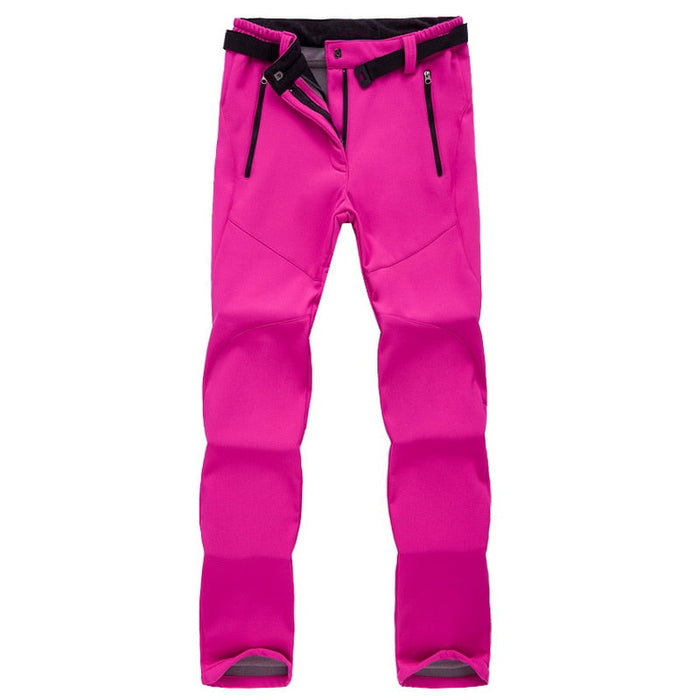 Pantalon de sport Softshell pour femmes - Pantalon d'extérieur élégant et durable pour les sports d'hiver et l'aventure