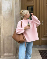 Delphine™ Pull tricoté main