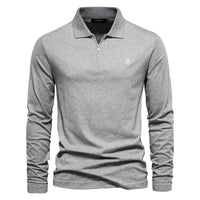 Poloshirt pour hommes avec des ourlets longs pour un confort élégant