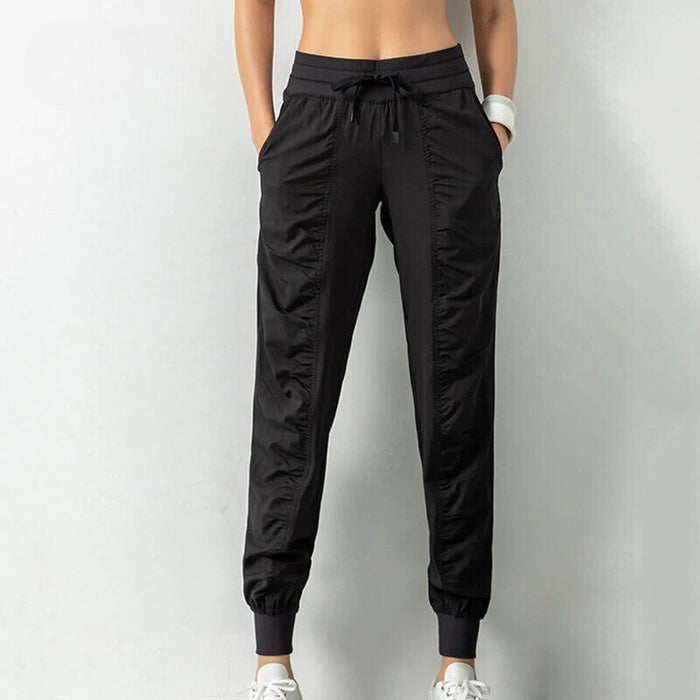 Pantalon de survêtement pour femmes : pantalon de sport élégant et confortable pour un look décontracté - joggings légers avec poches pratiques