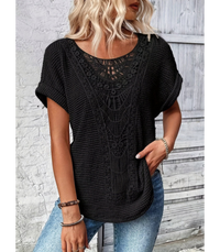 Top en crochet pour femmes - design chic et polyvalent pour des looks élégants sans effort