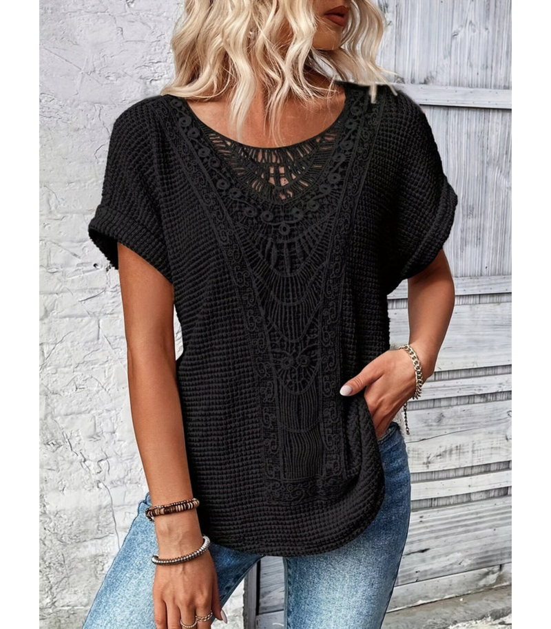 Top en crochet pour femmes - design chic et polyvalent pour des looks élégants sans effort