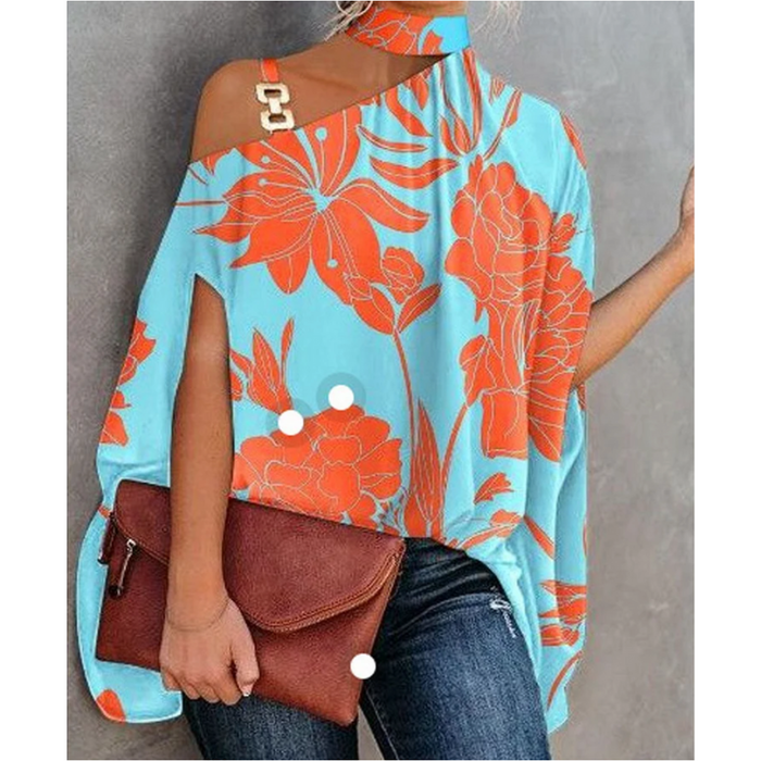 Top chic à épaulettes pour femmes - blouse légère et tendance pour un confort quotidien