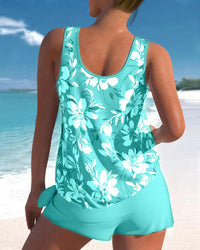Ensemble de Maillot de Bain Tankini pour Femmes - Style Moderne et Élégant Deux-Pièces