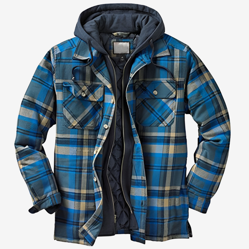 Cyprien™ Veste en flanelle élégante