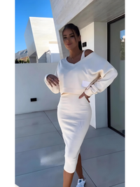 Ensemble de vêtements d'été confortables pour femmes - Style et fraîcheur avec Sabrina