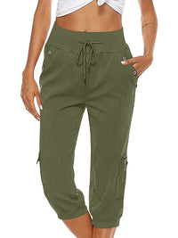 Pantalon cargo pour femmes - pantalon de tous les jours confortable et élégant avec des poches pratiques