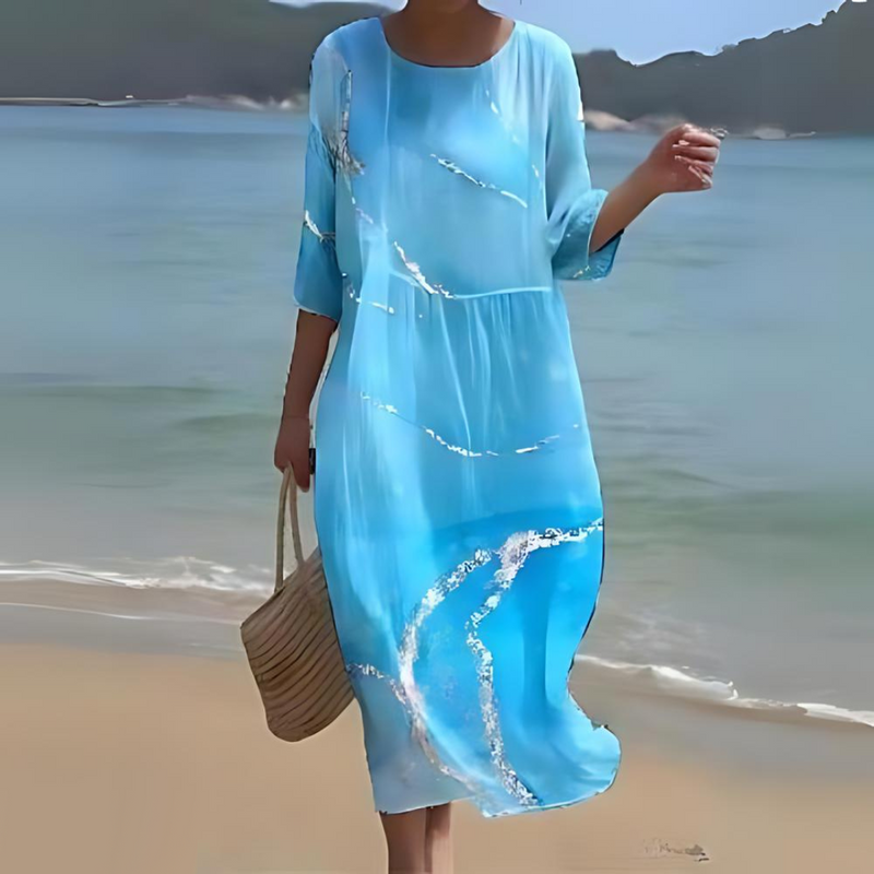Chic et Élégante Robe Midi pour Femmes - Fluide, Légère et Parfaite pour Toutes les Saisons