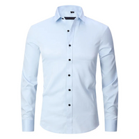 Camisole pour homme slim fit avec maniche lunghe e chiusura a bottoni elegante