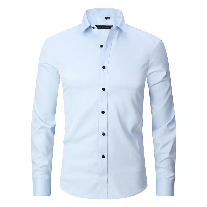 Camisole pour homme slim fit avec maniche lunghe e chiusura a bottoni elegante