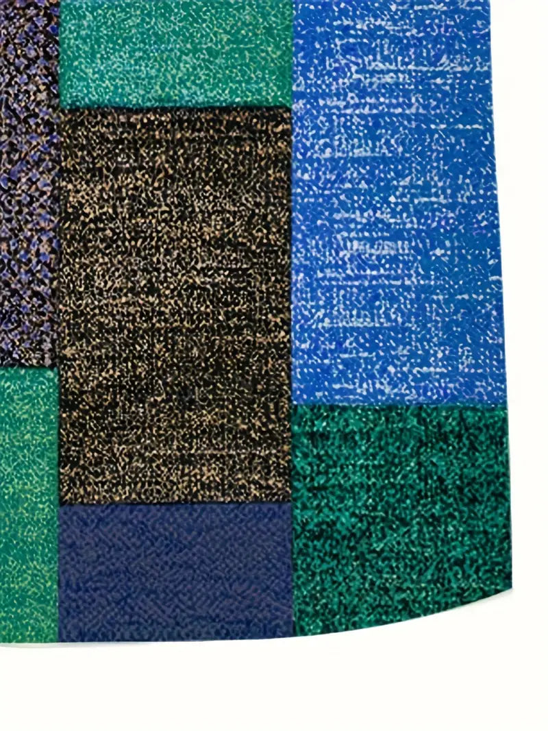 Polo à patchwork stylisé pour hommes - manches courtes - vêtements décontractés respirants