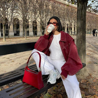 Flavie™ Veste en cuir