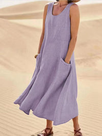 Chemisier féminin élégant sans manches et ample pour un look stylé