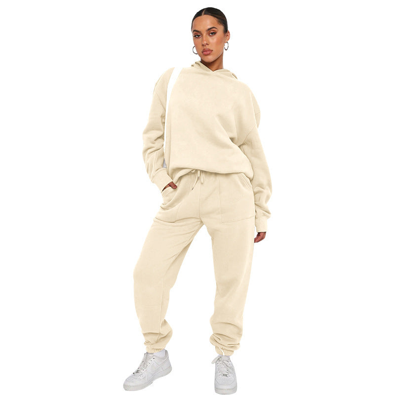 Ensemble de sport 2 pièces avec pantalon de survêtement confortable et sweat à capuche pour un mouvement et un style ultimes