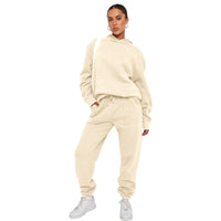 Ensemble de sport 2 pièces avec pantalon de survêtement confortable et sweat à capuche pour un mouvement et un style ultimes
