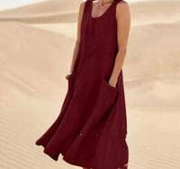 Chemisier féminin élégant sans manches et ample pour un look stylé