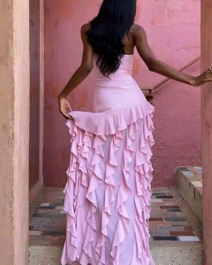 Robe d'été à manches longues pour femmes - Mode décontractée et légère pour un été rafraîchissant