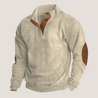 Marius™ - Elégant pull en tricot côtelé avec col
