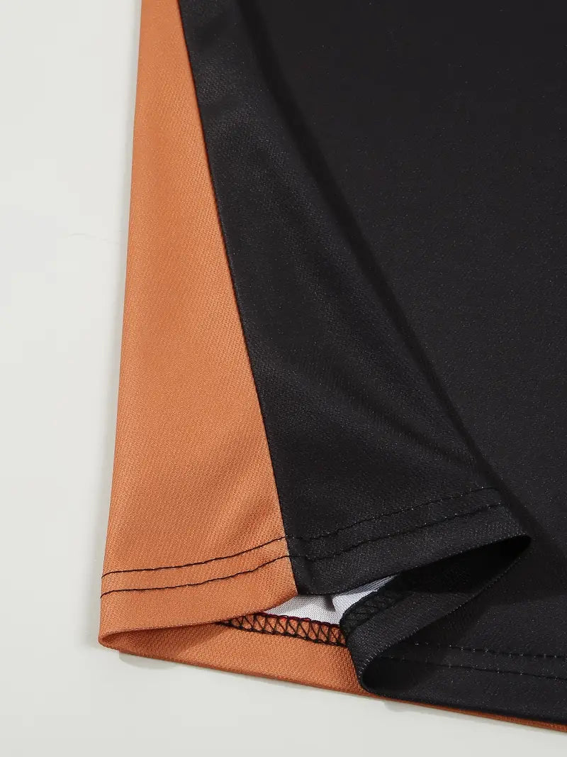 Camisa Polo Masculina - Ajuste Slim - Design Listrado - Manga Curta para Uso Casual