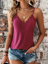 Camisole élégante en dentelle pour femme - top d'été léger pour un look chic et élégant