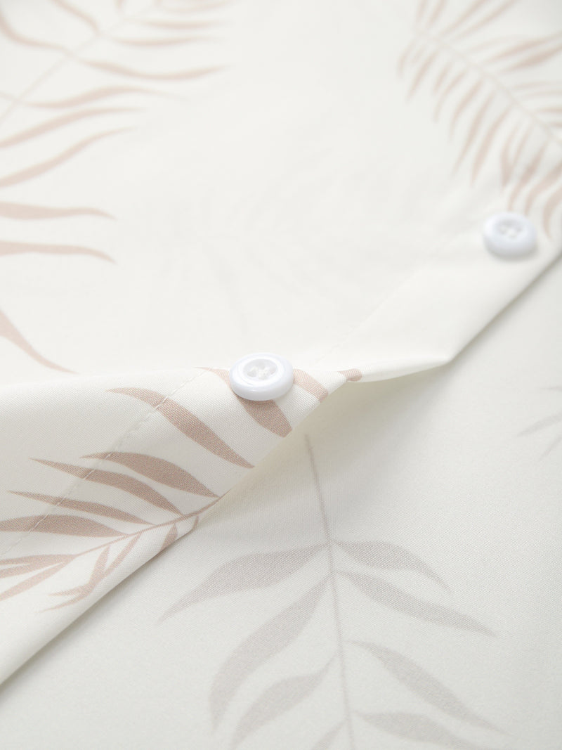 Ensemble Deux-Pièces Homme à Motif Feuille Tropicale