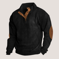 Marius™ - Elégant pull en tricot côtelé avec col