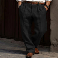 Pantalon en lin léger pour homme, élégant et confortable - Klaus