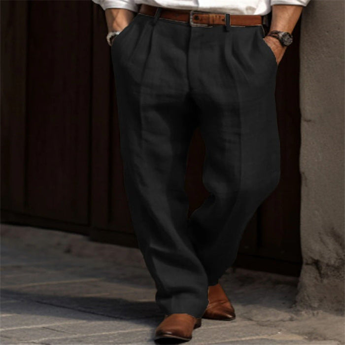 Pantalon en lin léger pour homme, élégant et confortable - Klaus