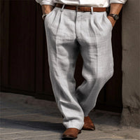 Pantalon en lin léger pour homme, élégant et confortable - Klaus