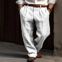 Pantalon en lin léger pour homme, élégant et confortable - Klaus