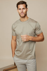 T-Shirt à Manches Courtes pour Homme - Mélange de Coton Doux - Coupe Décontractée - Style Casual