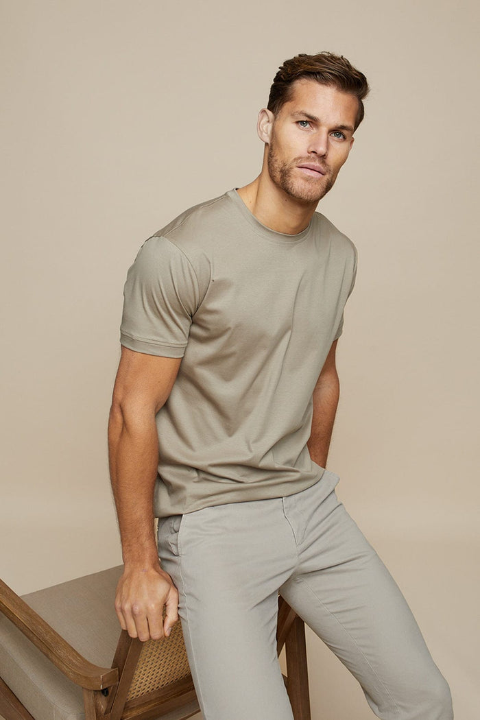 T-Shirt à Manches Courtes pour Homme - Mélange de Coton Doux - Coupe Décontractée - Style Casual
