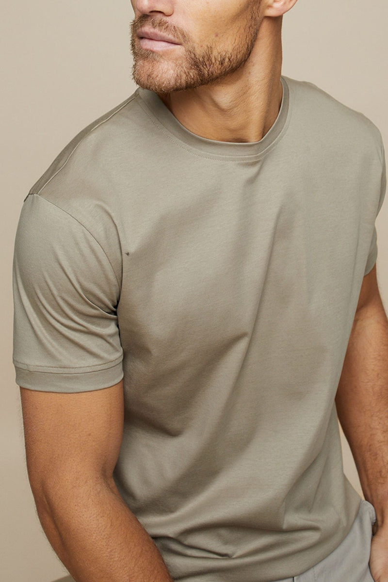 T-Shirt à Manches Courtes pour Homme - Mélange de Coton Doux - Coupe Décontractée - Style Casual