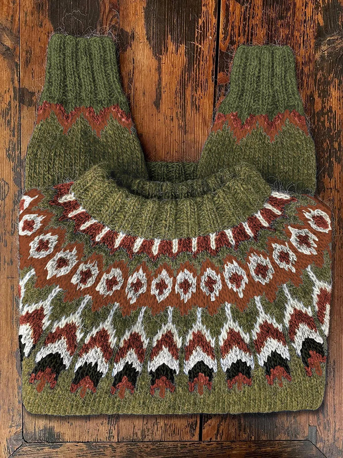 Pull tricoté chic, vintage et rétro pour femmes - Cassandra