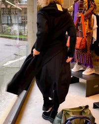Robe élégante unie en polyester respirant pour un look sophistiqué