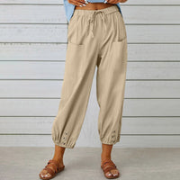 Pantalon décontracté pour femme - Style souple et confortable pour une détente optimale et des journées de repos