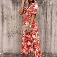 Robe d'été midi pour femmes - Légère, fluide et sans manches pour un look rafraîchissant