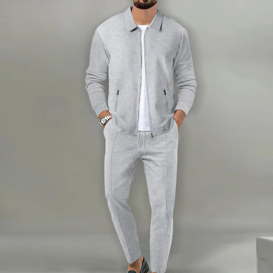 Daan | Ensemble Premium avec gilet polo et pantalon chino assorti pour un look élégant
