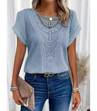 Top en crochet pour femmes - design chic et polyvalent pour des looks élégants sans effort