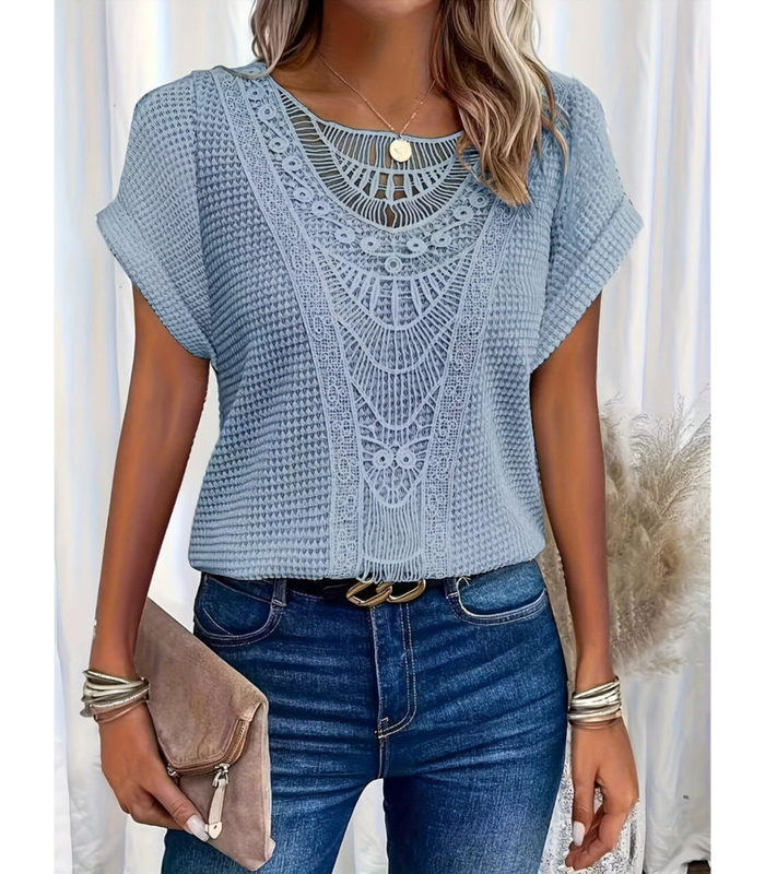 Top en crochet pour femmes - design chic et polyvalent pour des looks élégants sans effort