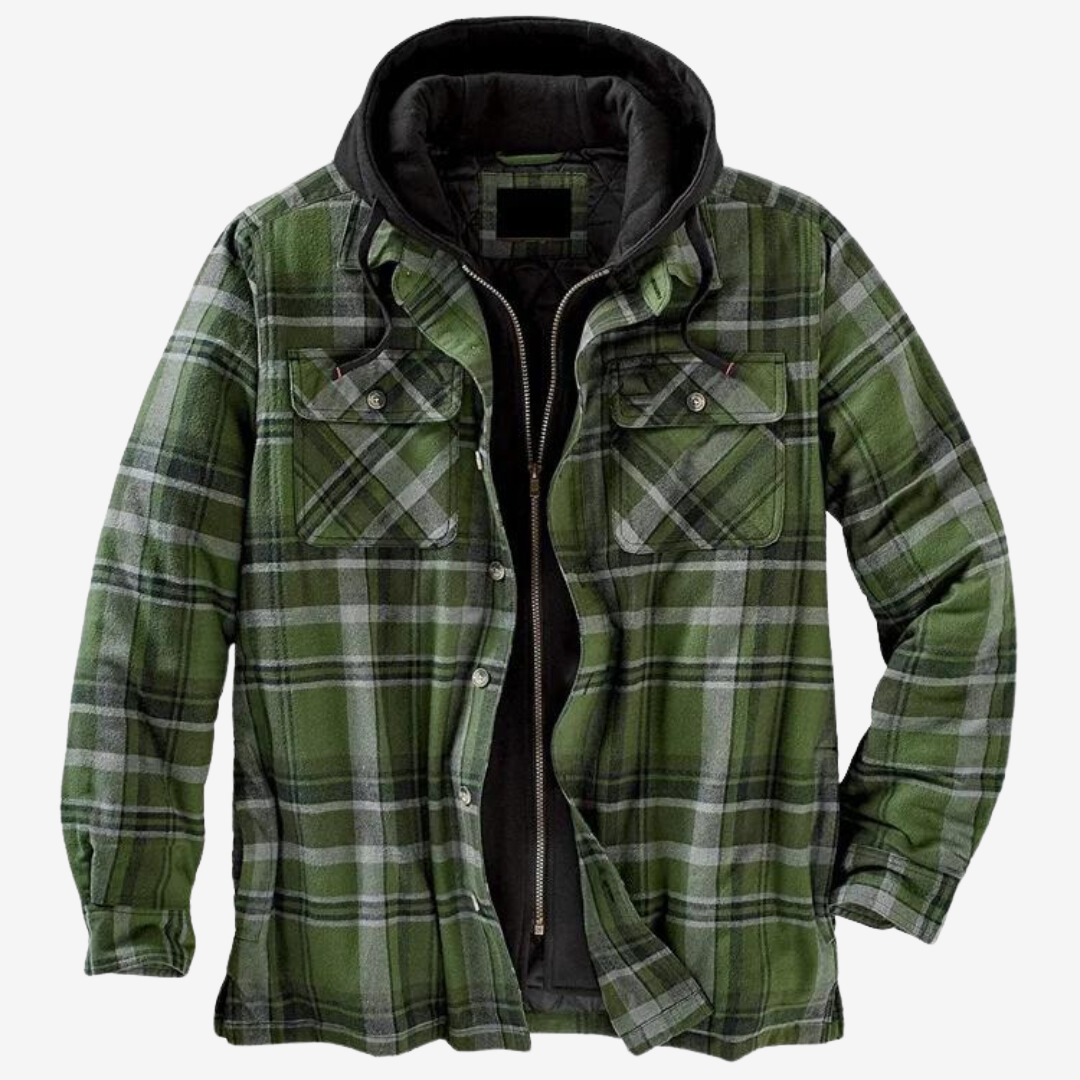 Cyprien™ Veste en flanelle élégante